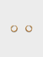 Junior Medium 18kt Gold-Plated Earrings - Image 1