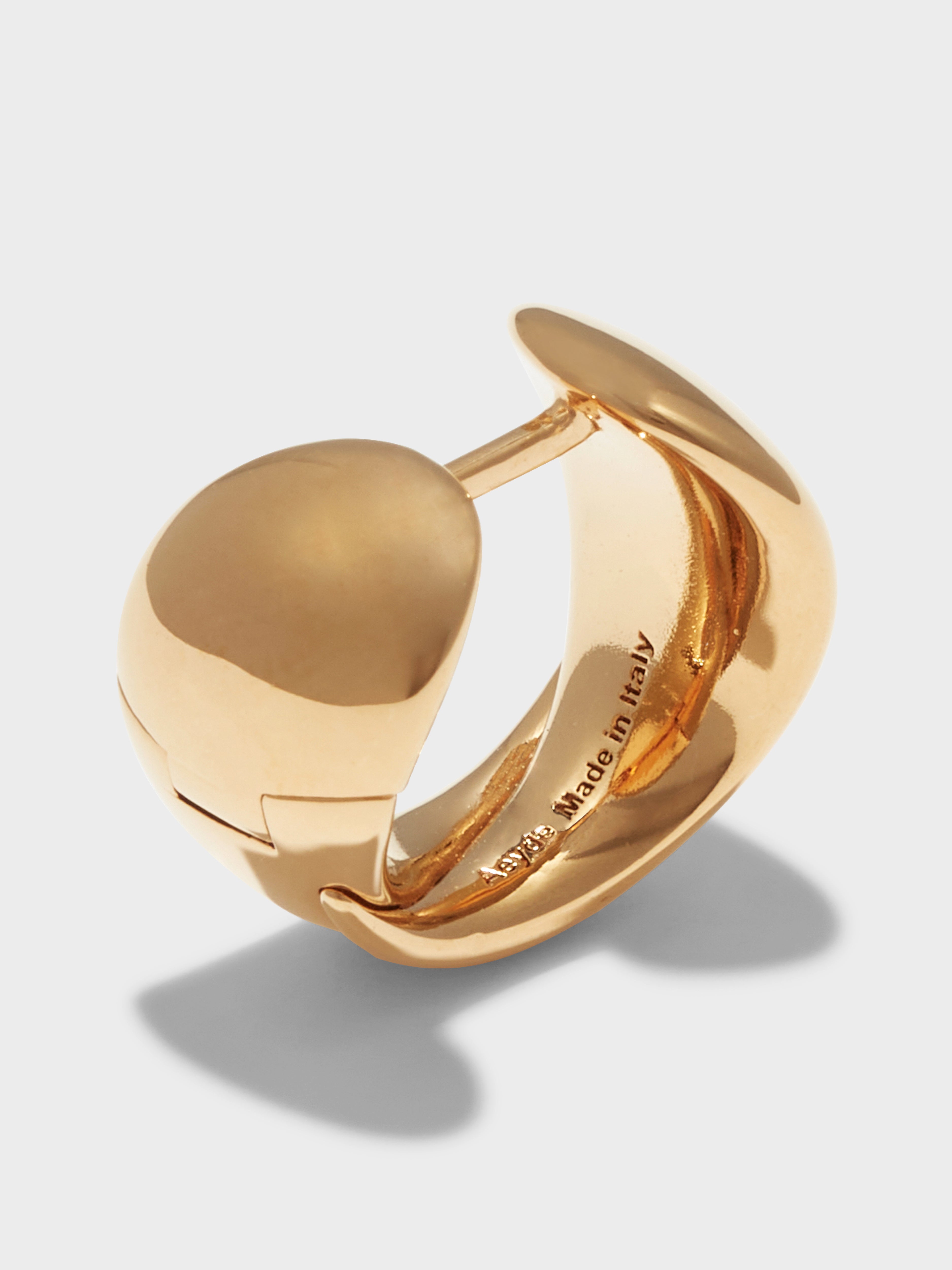 Junior Medium 18kt Gold-Plated Earrings - Image 2