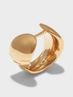 Junior Medium 18kt Gold-Plated Earrings - Image 2