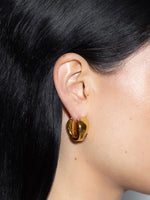 Junior Medium 18kt Gold-Plated Earrings - Image 4