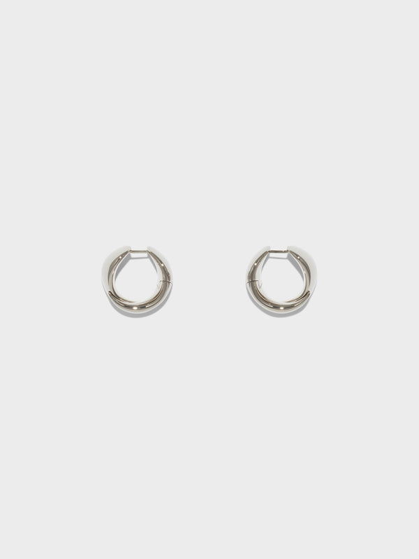 Junior Medium Palladium-Plated Earrings