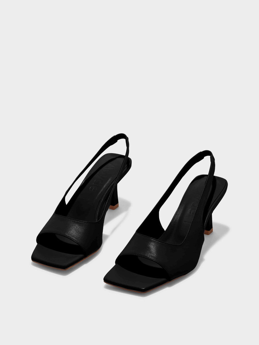 Juno Leather Slingback Sandals