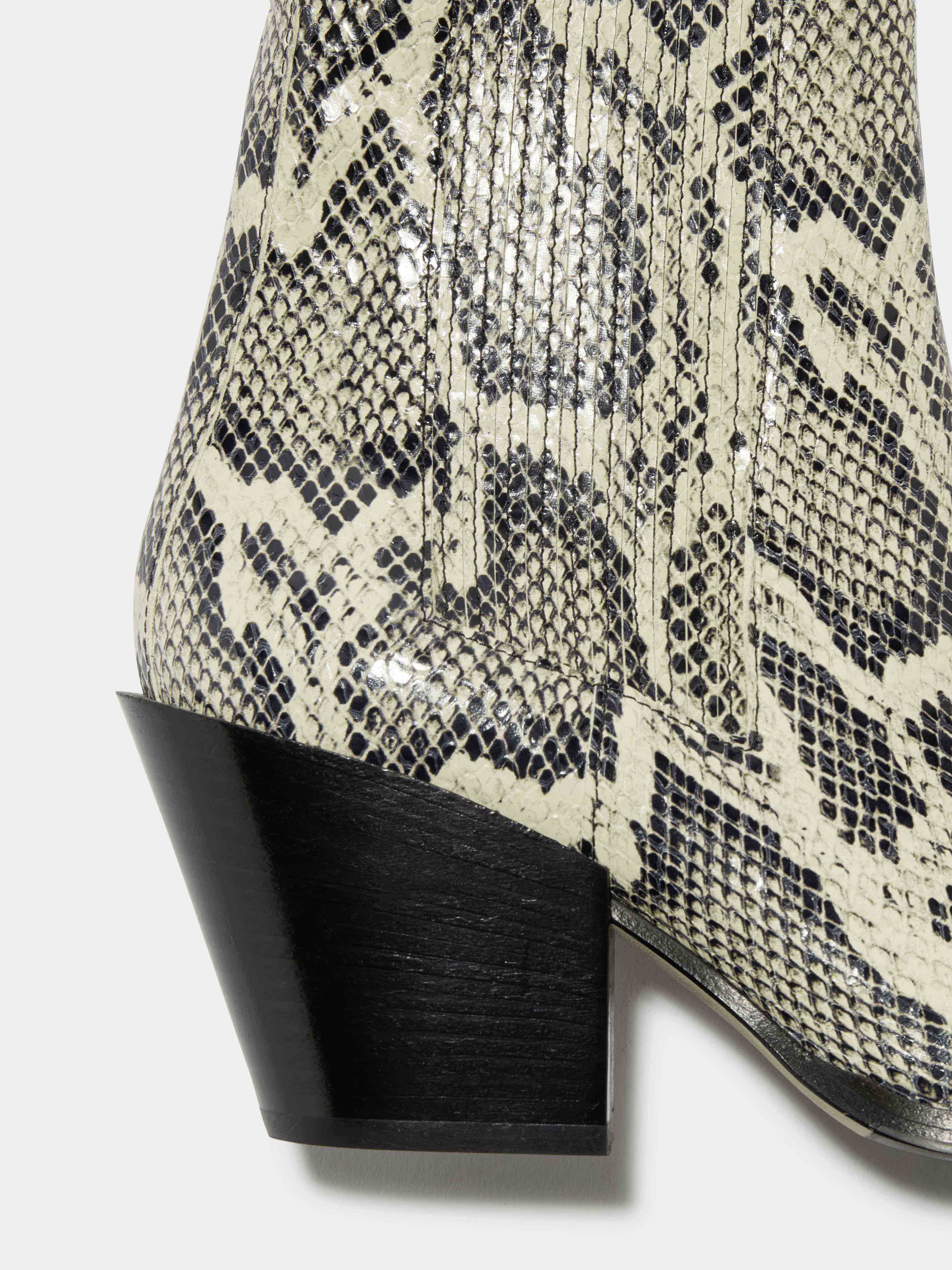 Kate Leather Cowboy Boots - Image 4