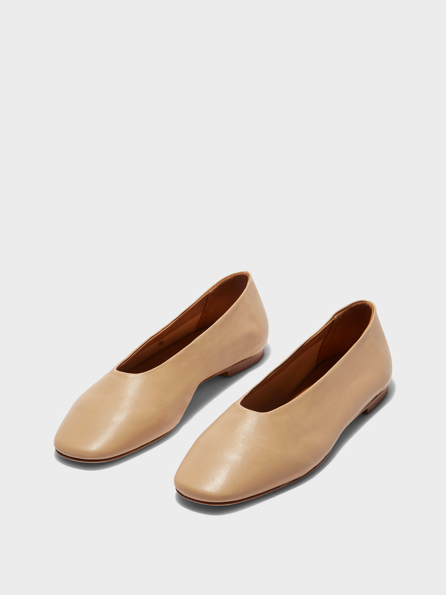 Kirsten Leather Ballet Flats