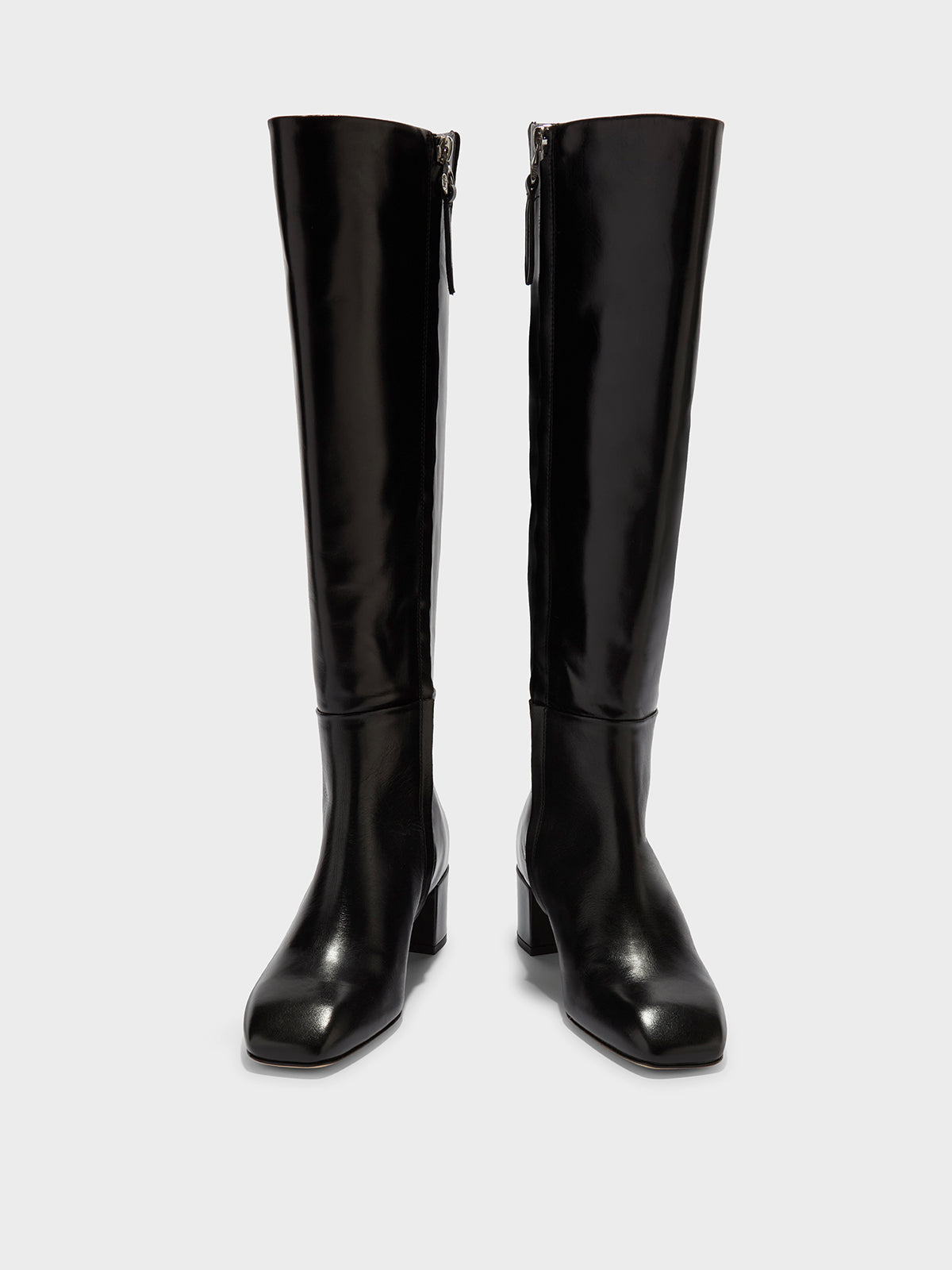 Laura Leather Knee-High Boots - Image 5