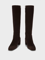 Laura Suede Knee-High Boots - Image 5