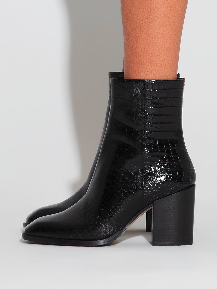 Leandra Leather Ankle Boots