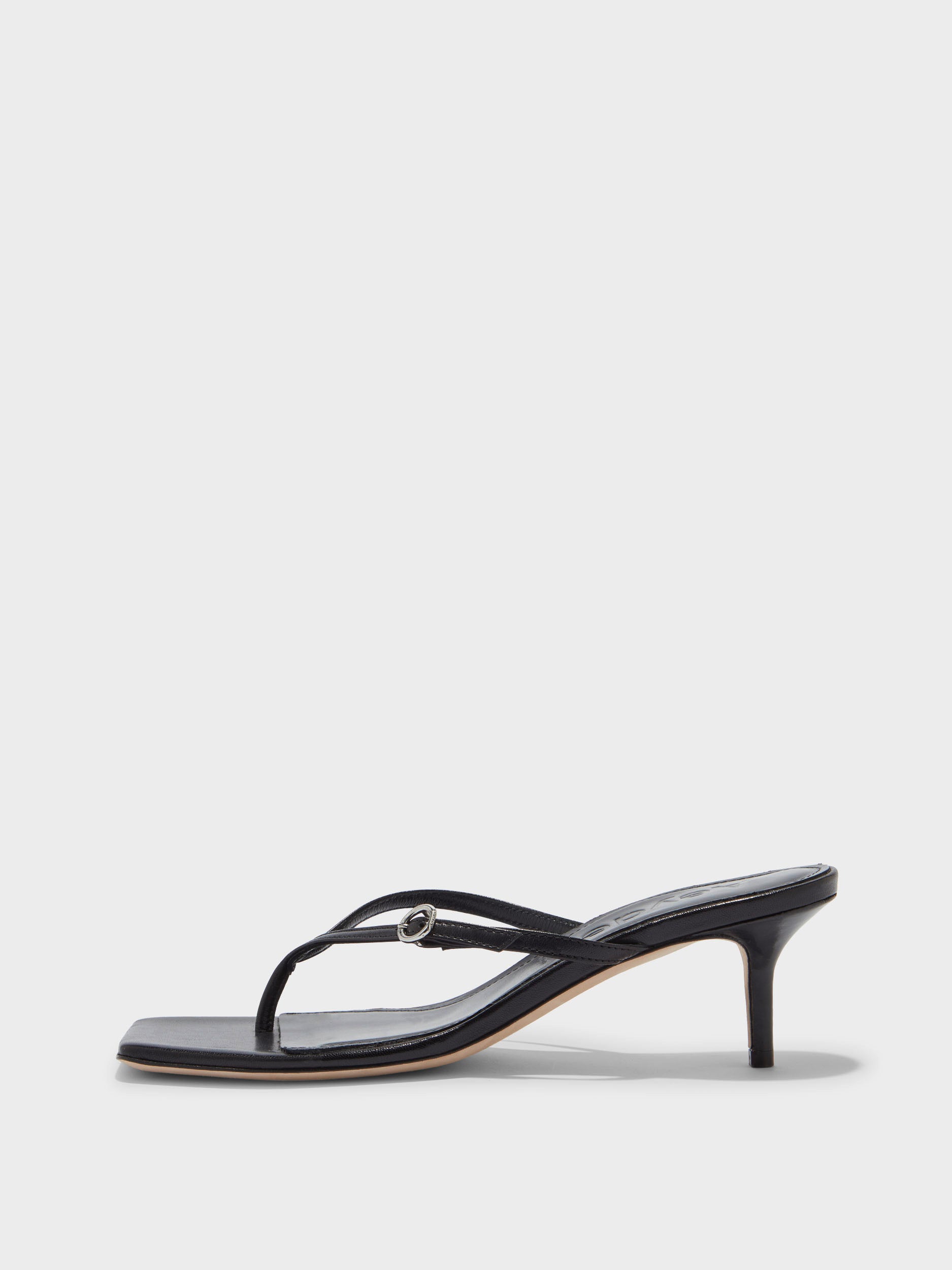 Leigh Leather Toe-Post Sandals - Image 1