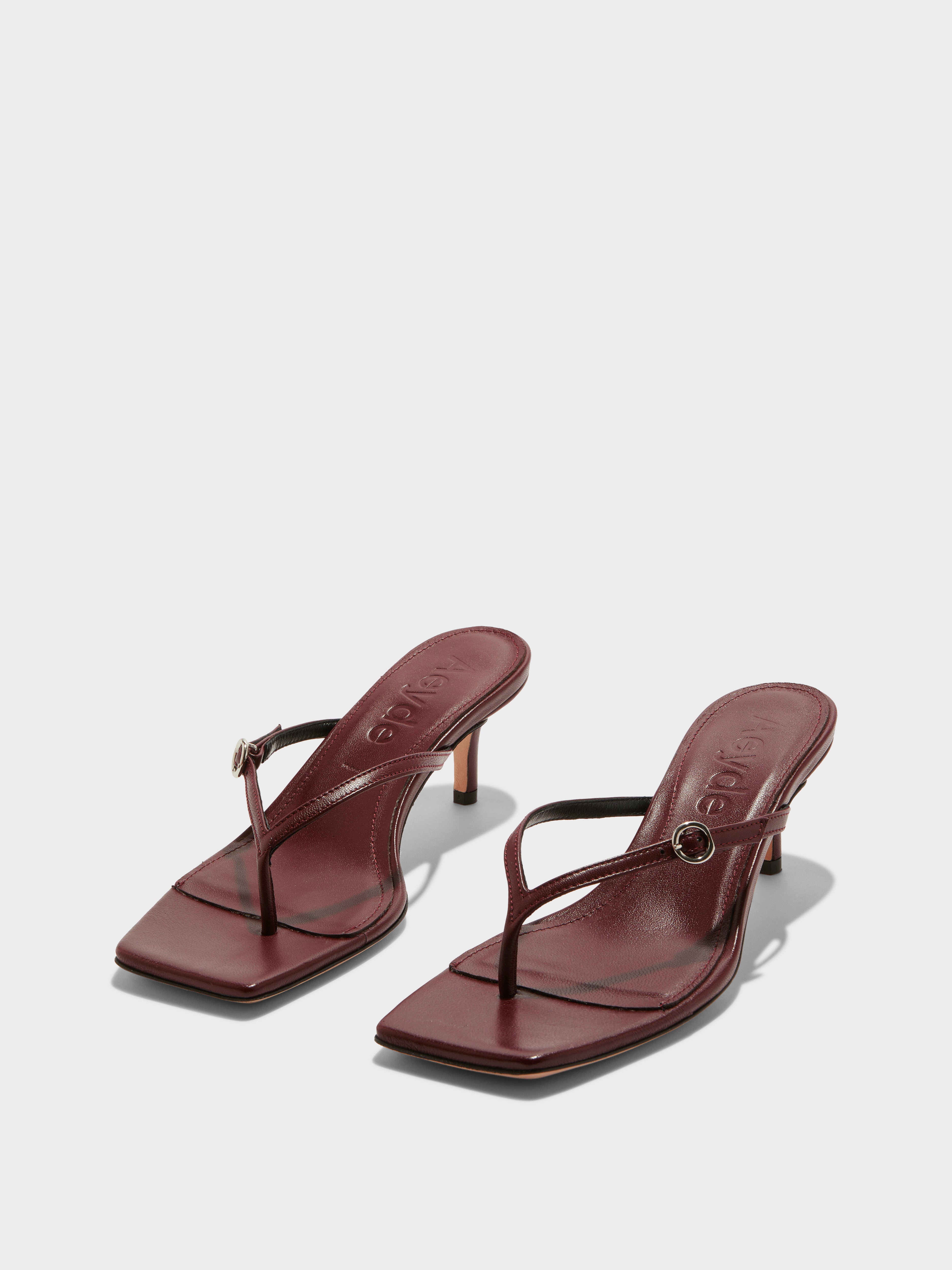 Leigh Leather Toe-Post Sandals - Image 2