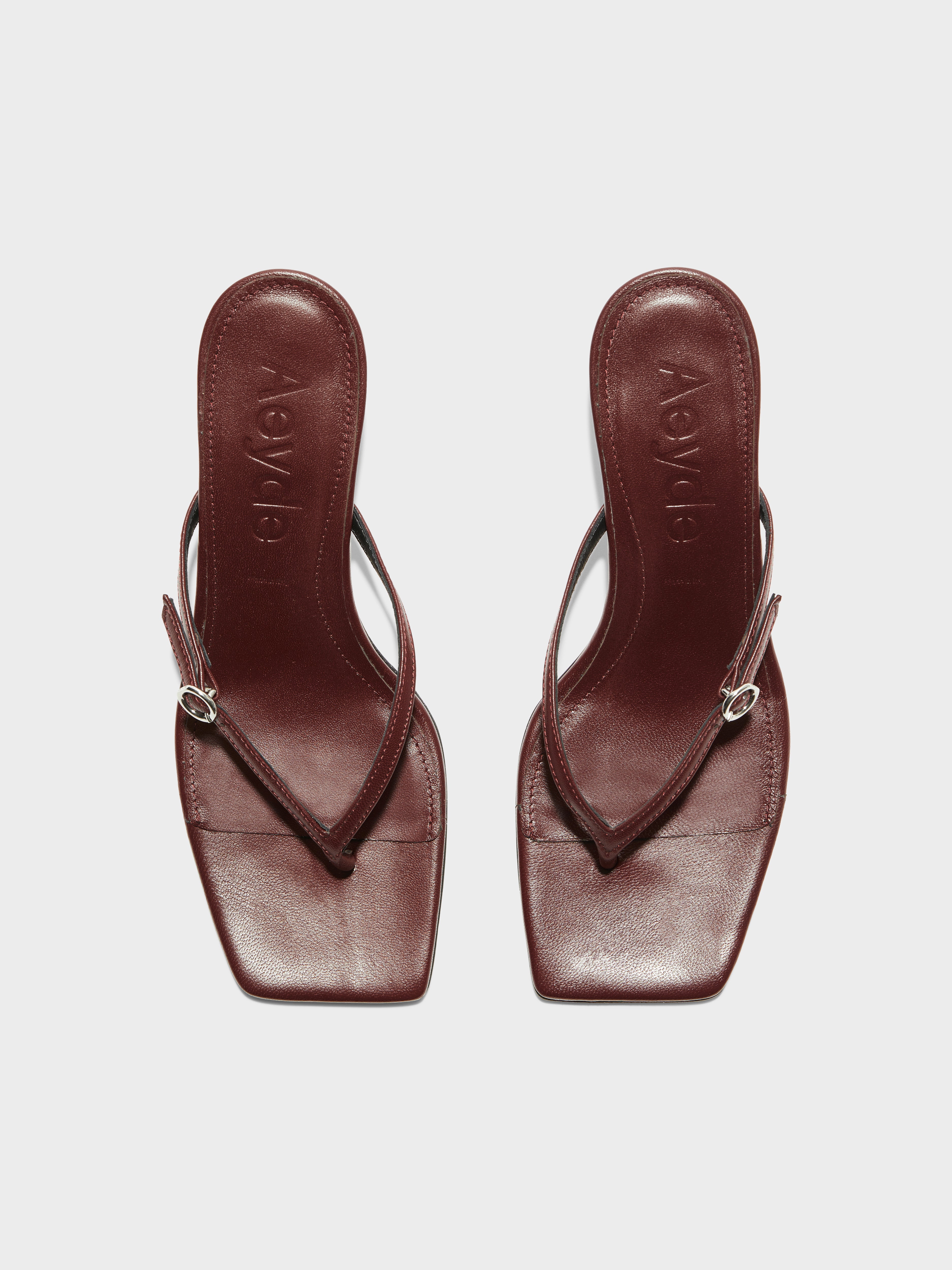 Leigh Leather Toe-Post Sandals - Image 5