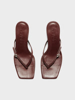 Leigh Leather Toe-Post Sandals - Image 5