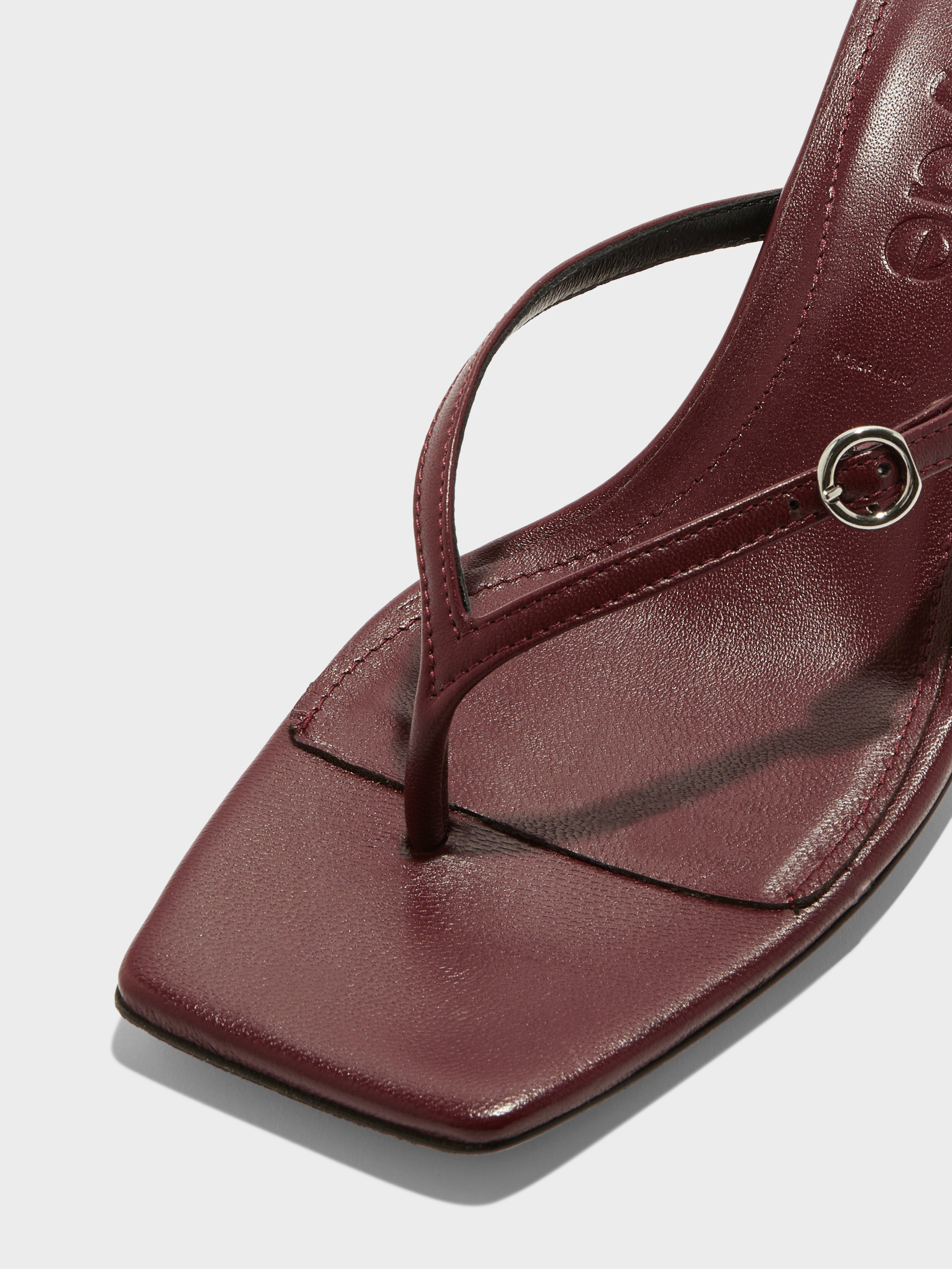 Leigh Leather Toe-Post Sandals - Image 3