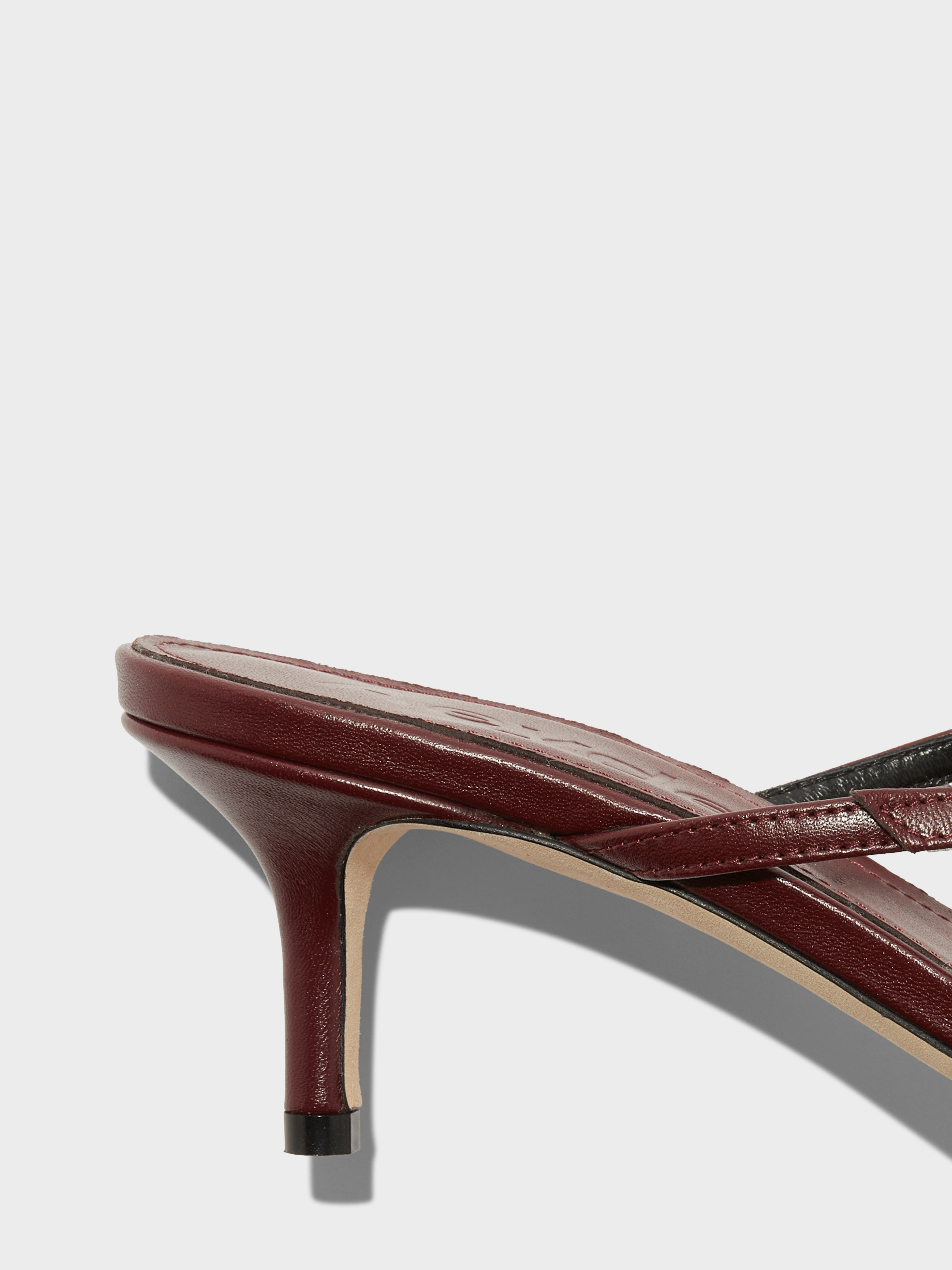 Leigh Leather Toe-Post Sandals - Image 4