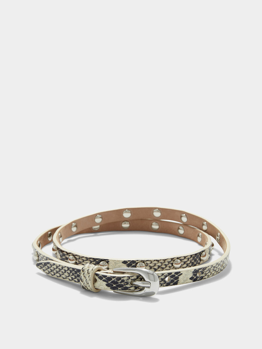 Liam Studded Leather Belt