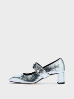Lina Eyelet Mary-Jane Pumps - Image 1