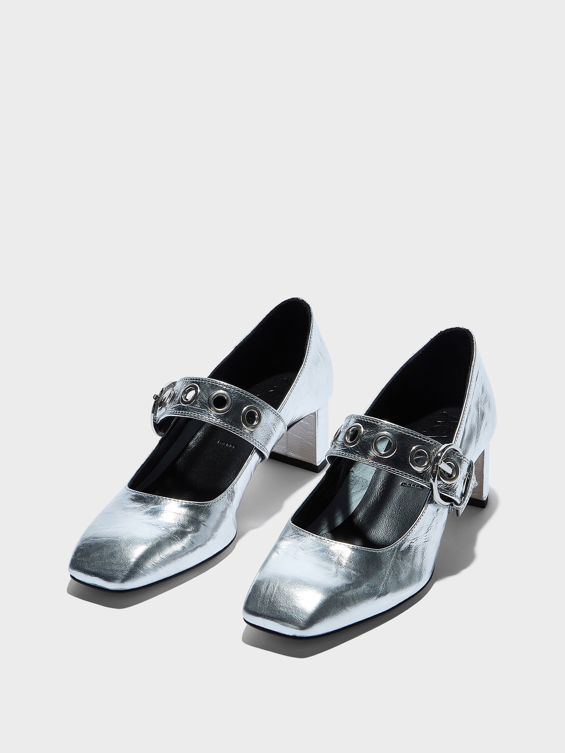 Lina Eyelet Mary-Jane Pumps - Image 3