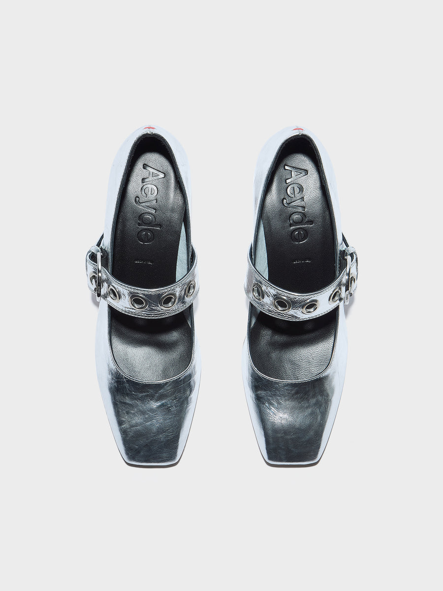 Lina Eyelet Mary-Jane Pumps