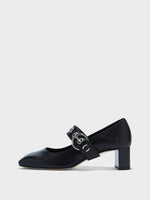 Lina Eyelet Mary-Jane Pumps - Image 1