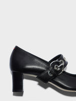 Lina Eyelet Mary-Jane Pumps - Image 4