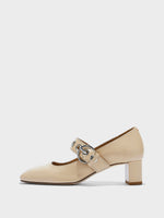 Lina Eyelet Mary-Jane Pumps - Image 1