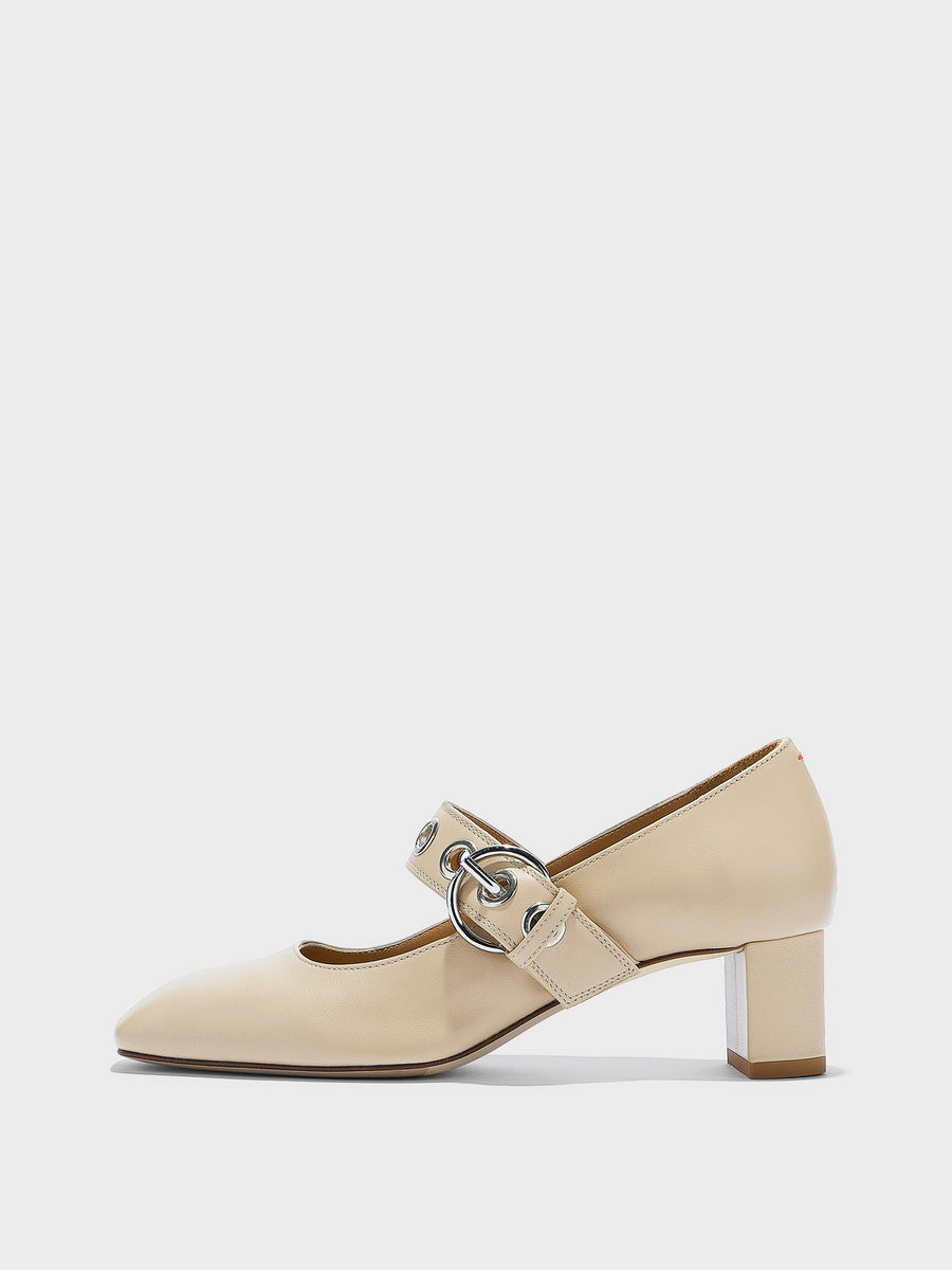 Lina Eyelet Mary-Jane Pumps