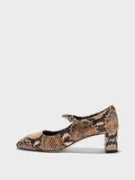Lina Snake Print Mary-Janes - Image 1