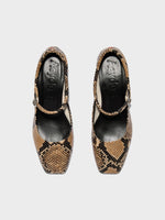 Lina Snake Print Mary-Janes - Image 5