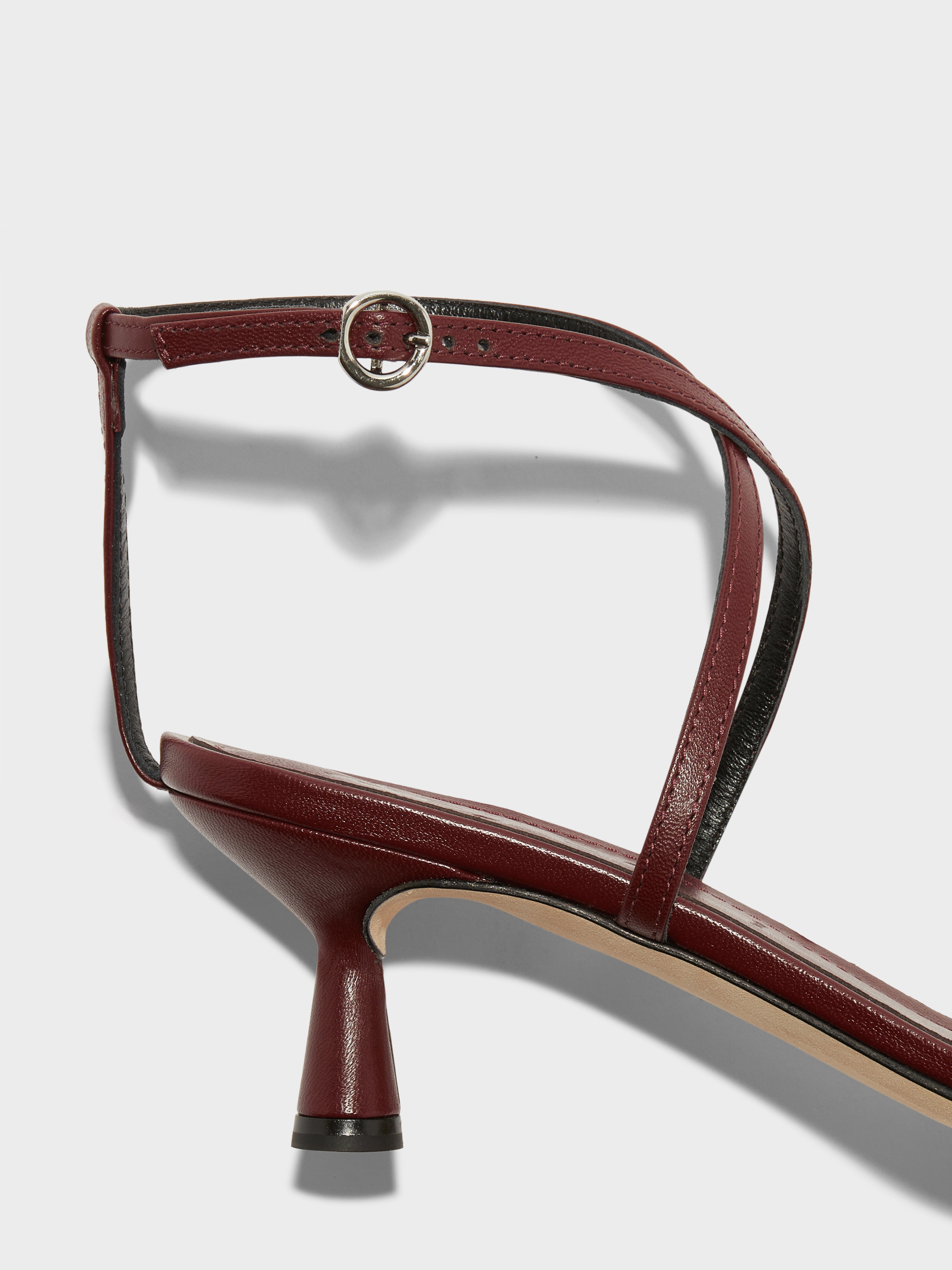 Maeve Leather Stiletto Sandals - Image 4