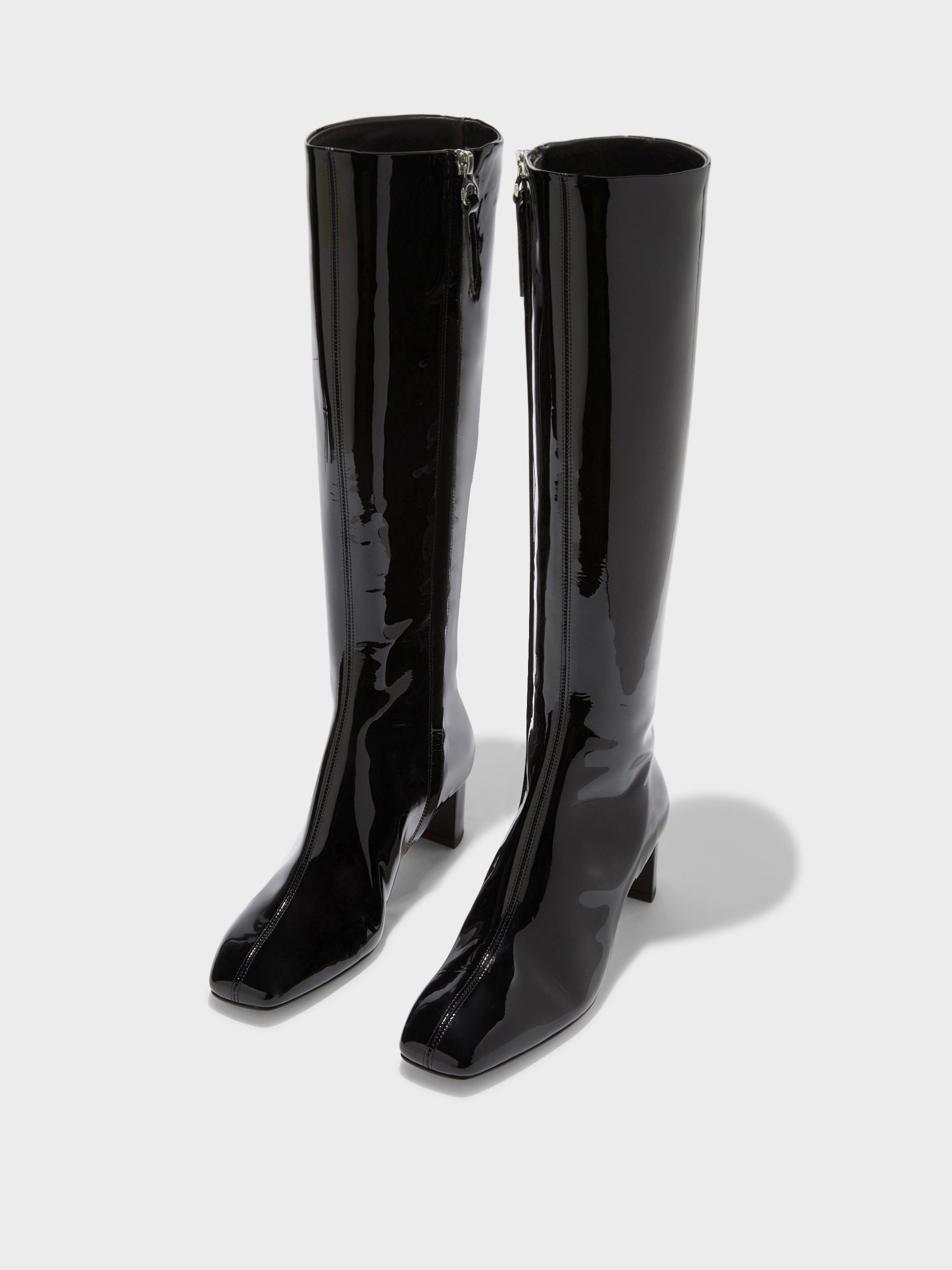 Marty Patent Knee-High Boots - Image 3
