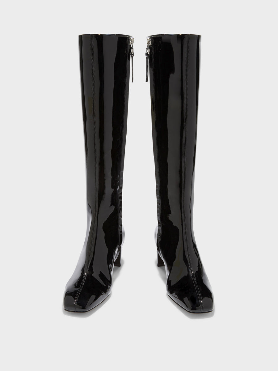 Marty Patent Knee-High Boots