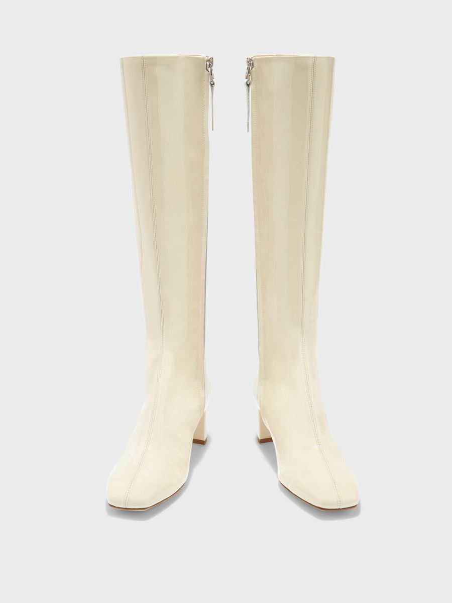 Marty Patent Knee-High Boots