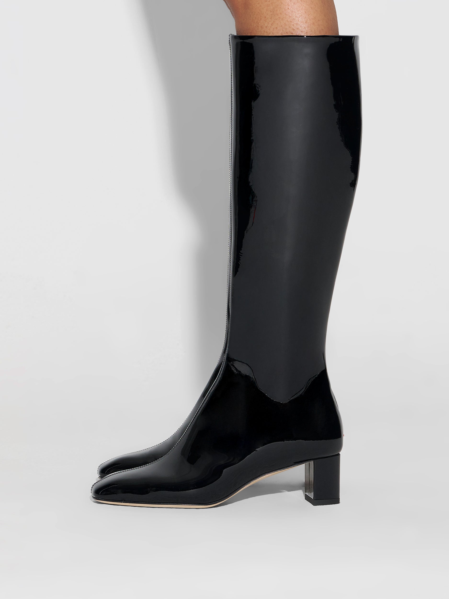 Marty Patent Knee-High Boots - Image 6