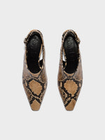 Maude Snake Print Mules - Image 5