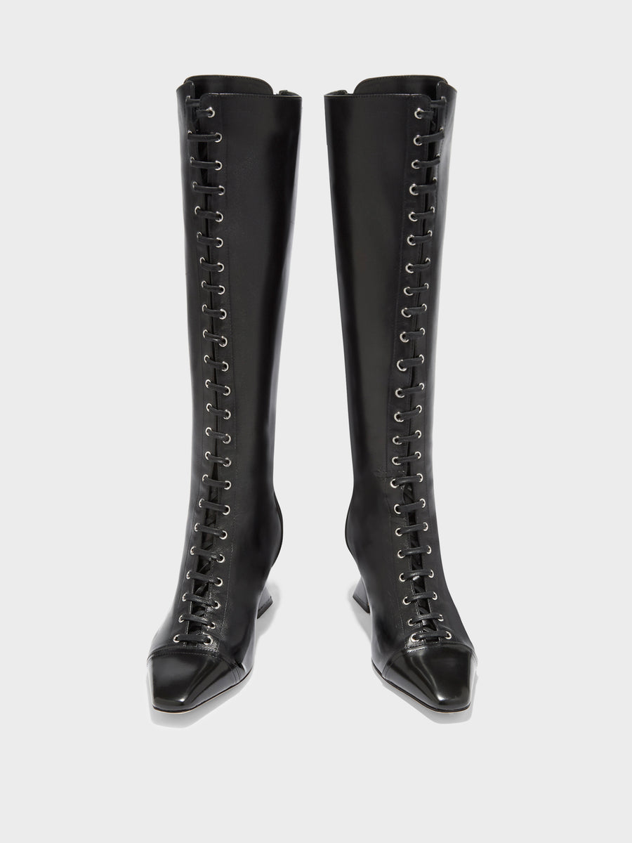 Mavis Lace-Up High Boots