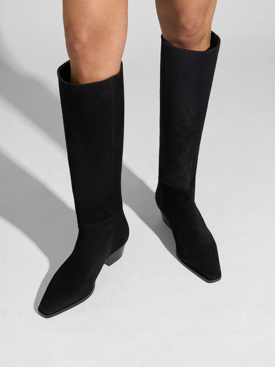 Medea Suede Knee-High Boots