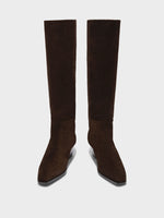 Medea Suede Knee-High Boots - Image 5