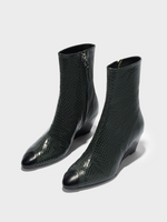 Mia Leather Ankle Boots - Image 3