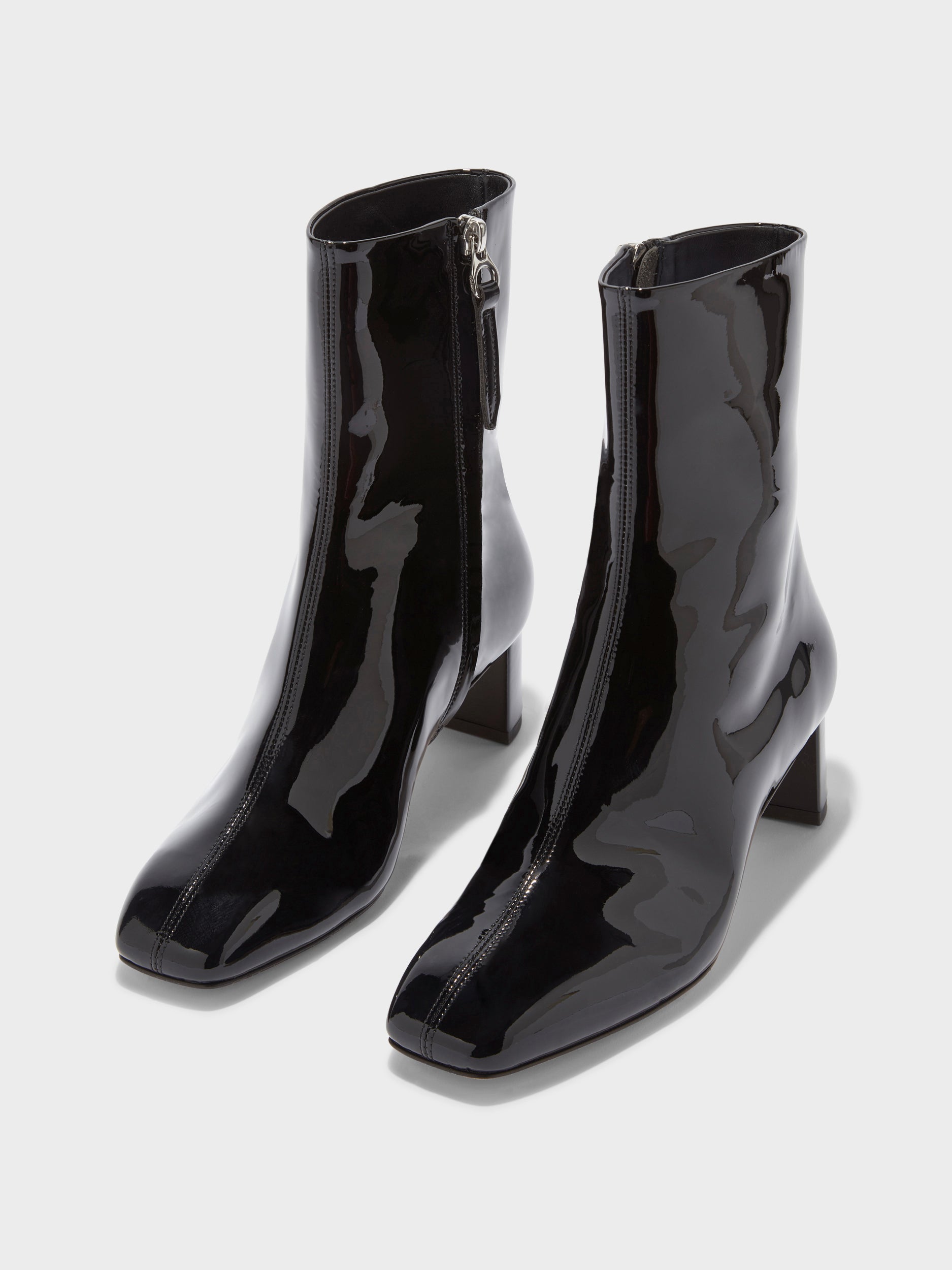Millie Patent Ankle Boots - Image 3