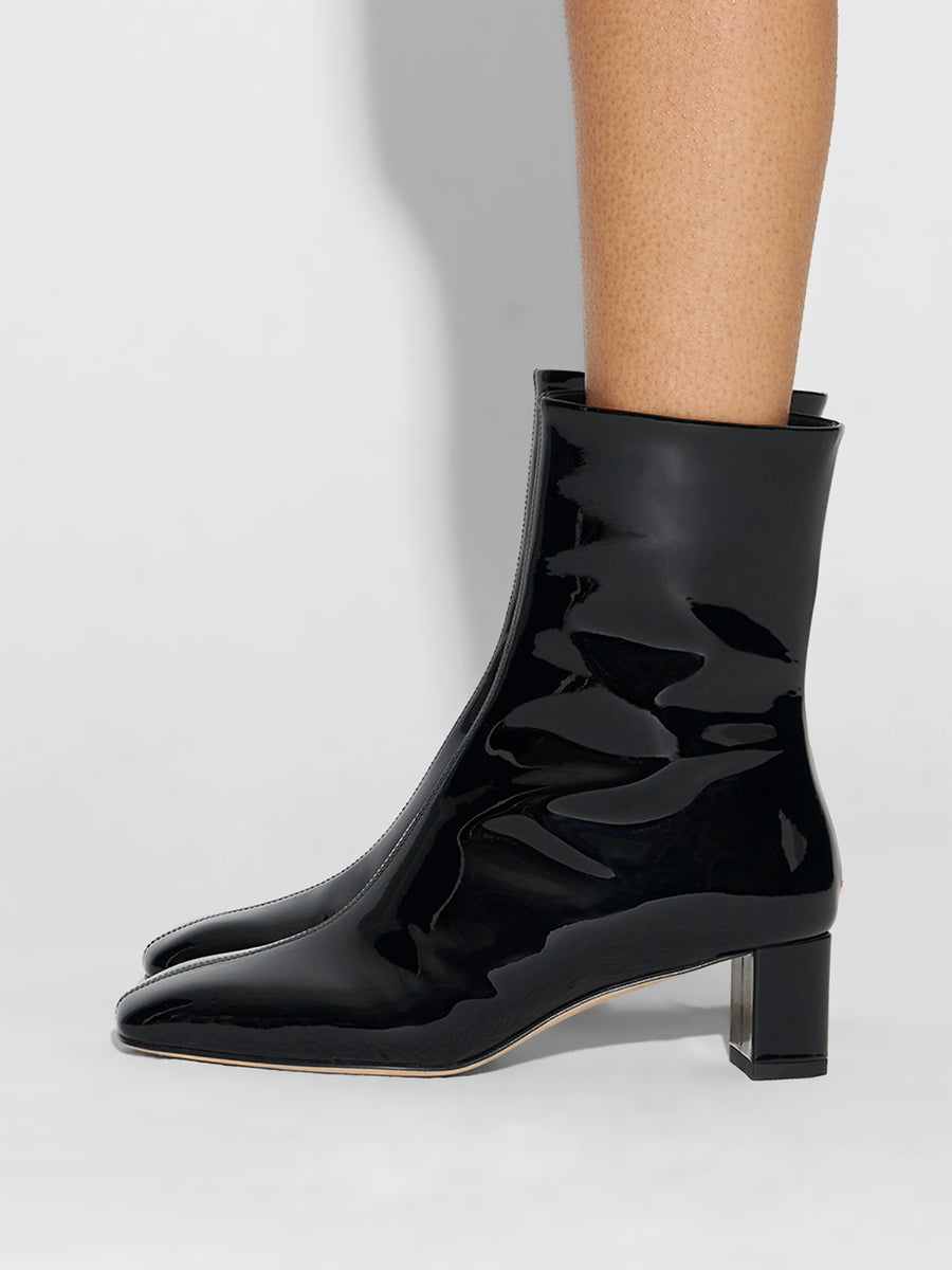 Millie Patent Ankle Boots