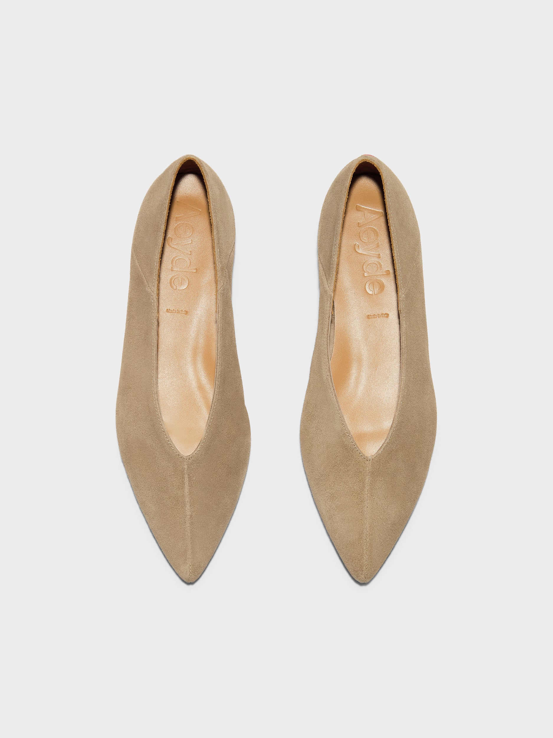 Moa Suede Pointed-Toe Flats - Image 5