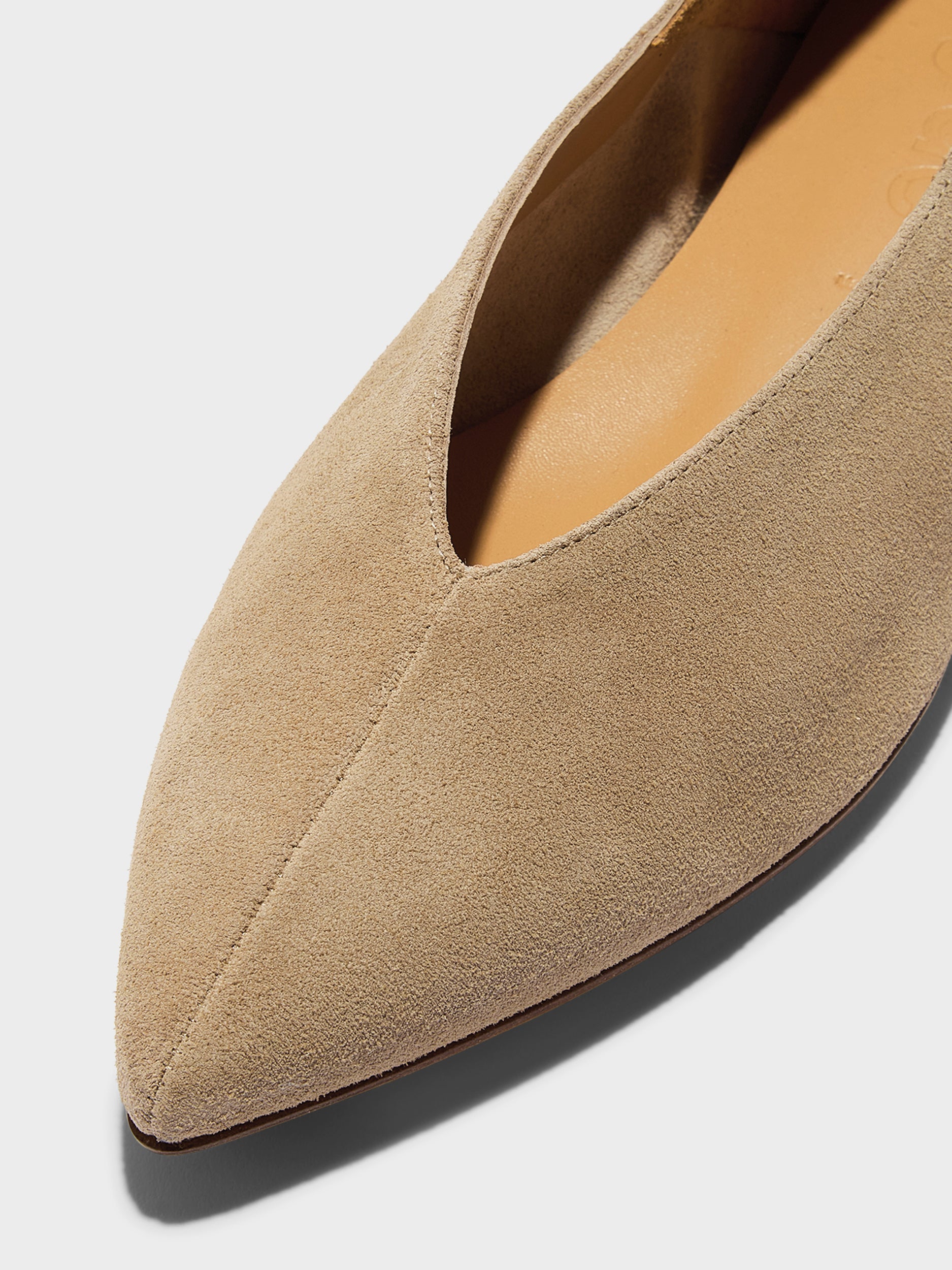 Moa Suede Pointed-Toe Flats - Image 4