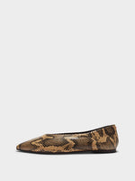 Moa Leather Ballet Flats - Image 1