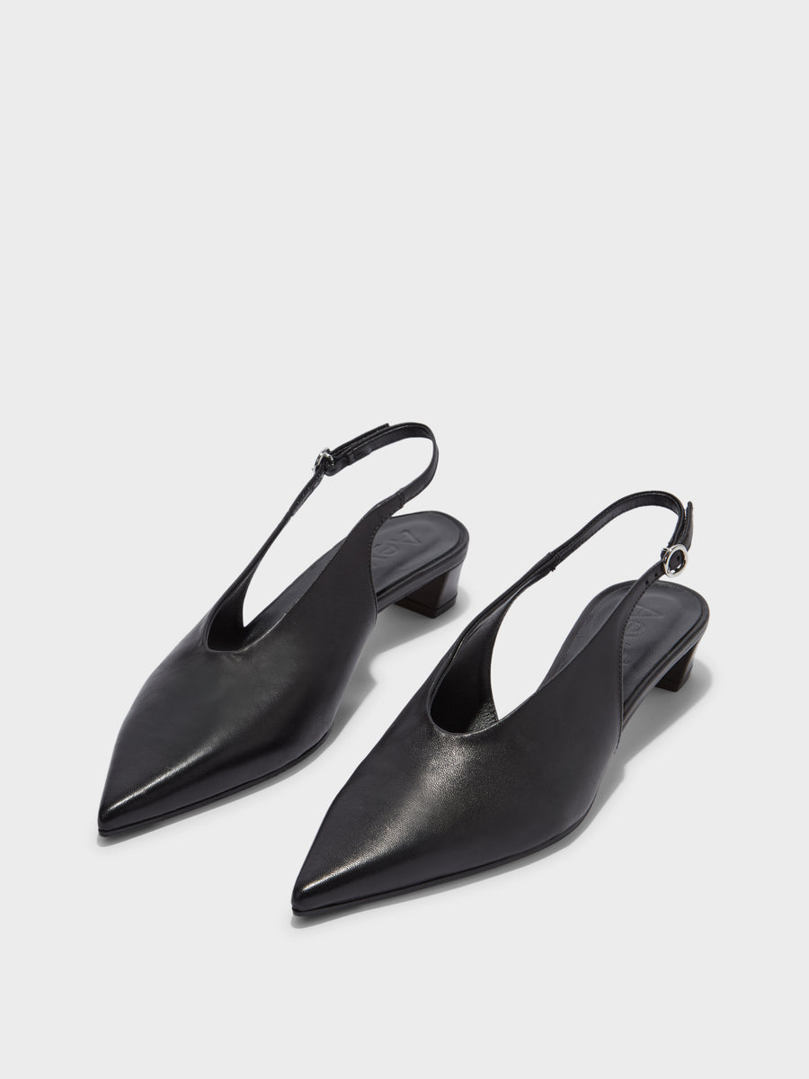 Oti Leather Slingback Pumps