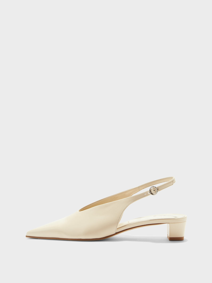 Oti Leather Slingback Pumps