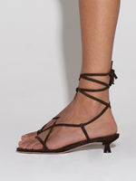 Paige Suede Kitten-Heel Sandals - Image 6