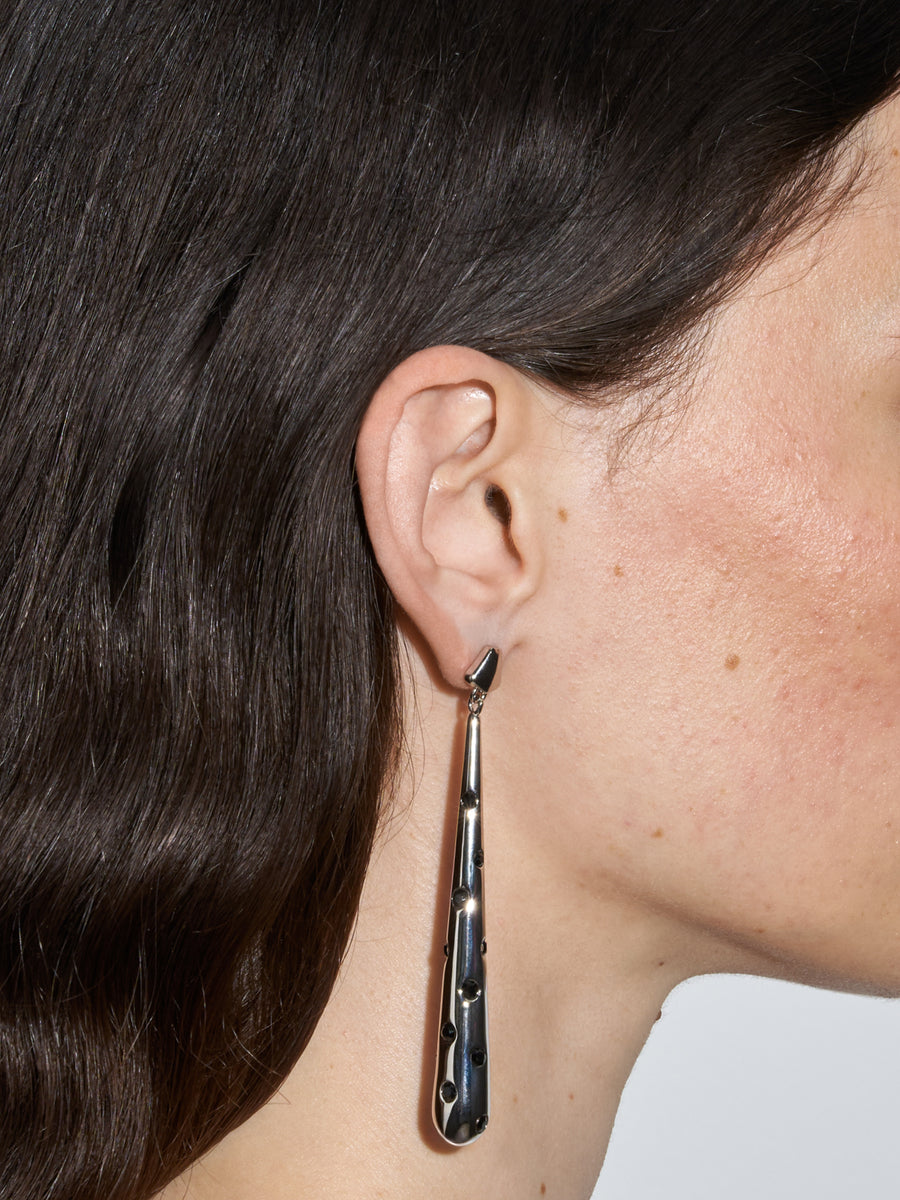 Perrin Palladium-Plated Earrings