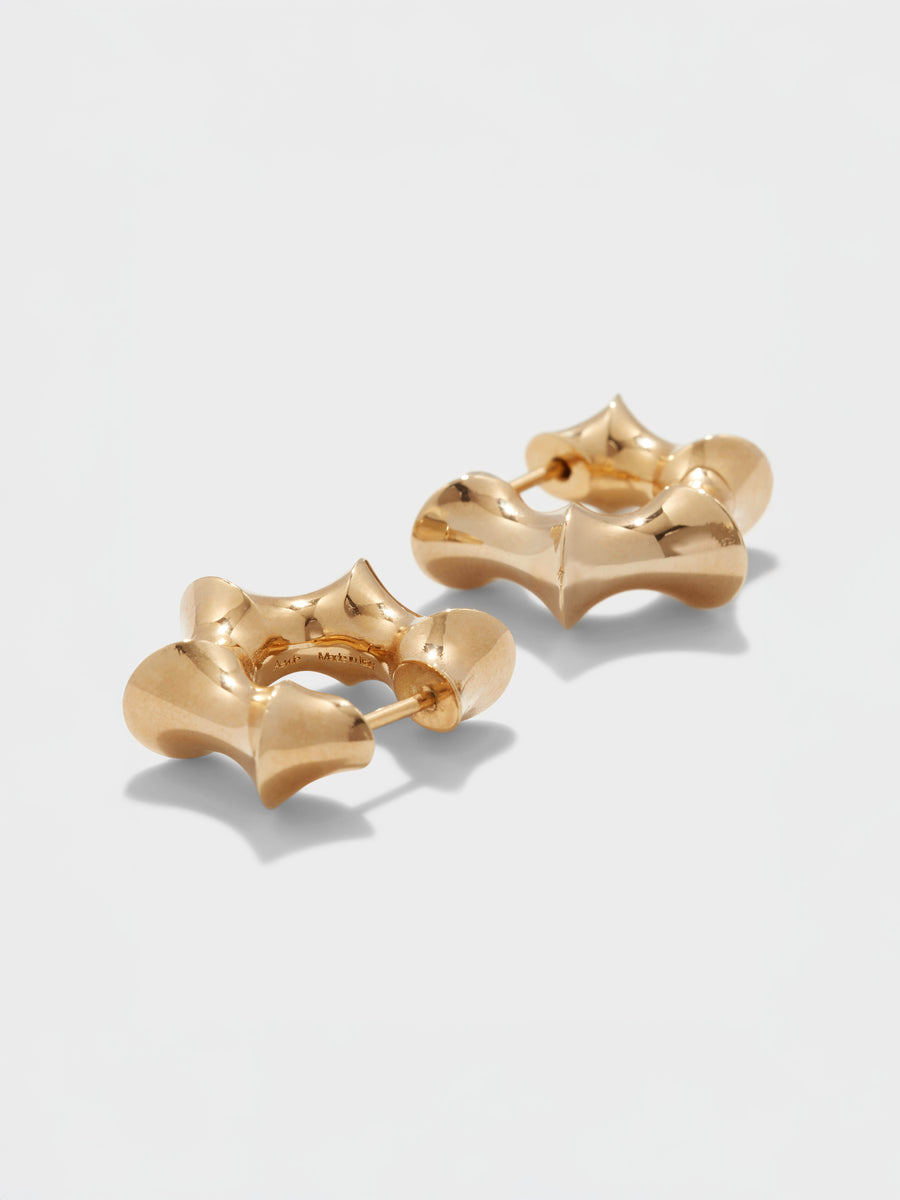 Phoenix 18kt Gold-Plated Hoop Earrings