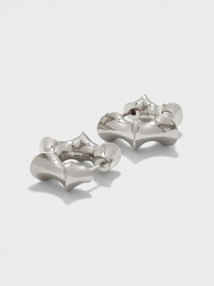 Phoenix Palladium-Plated Hoop Earrings
