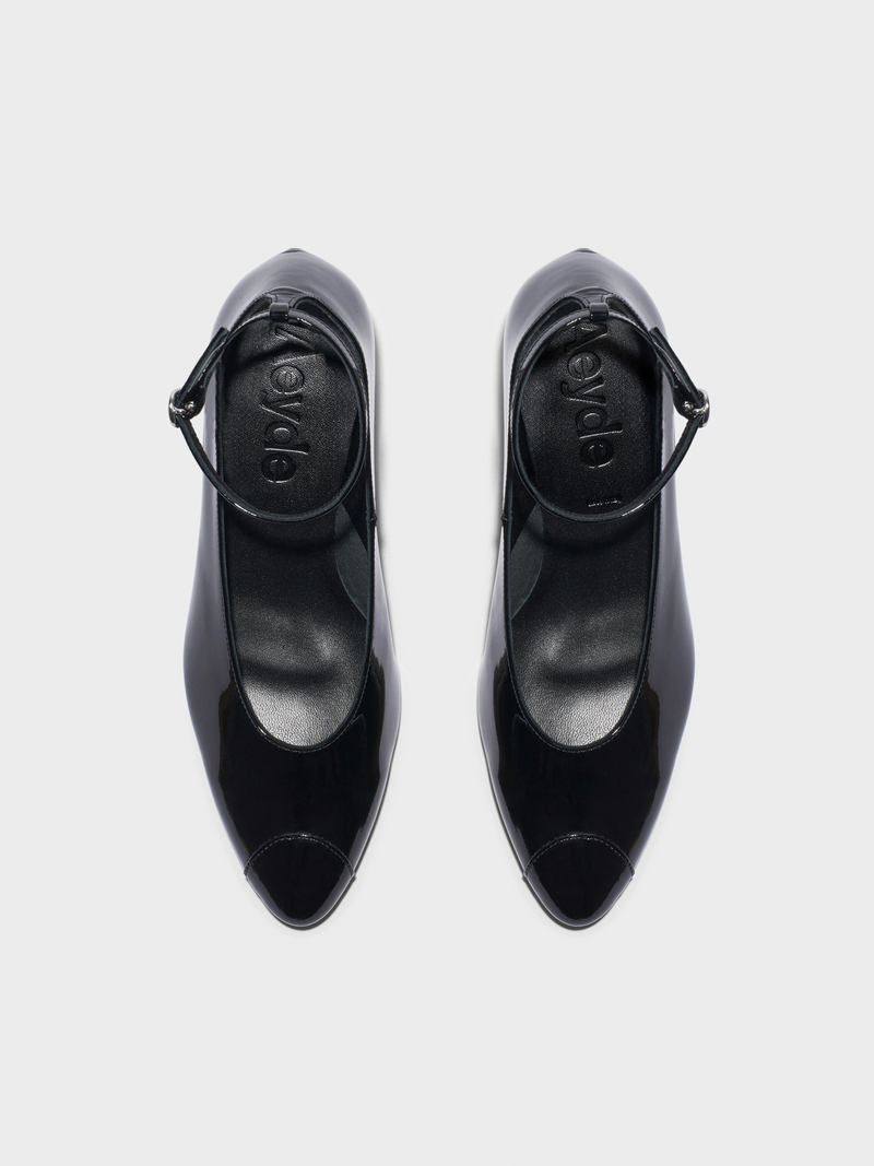 Priya Patent Almond-Toe Pumps