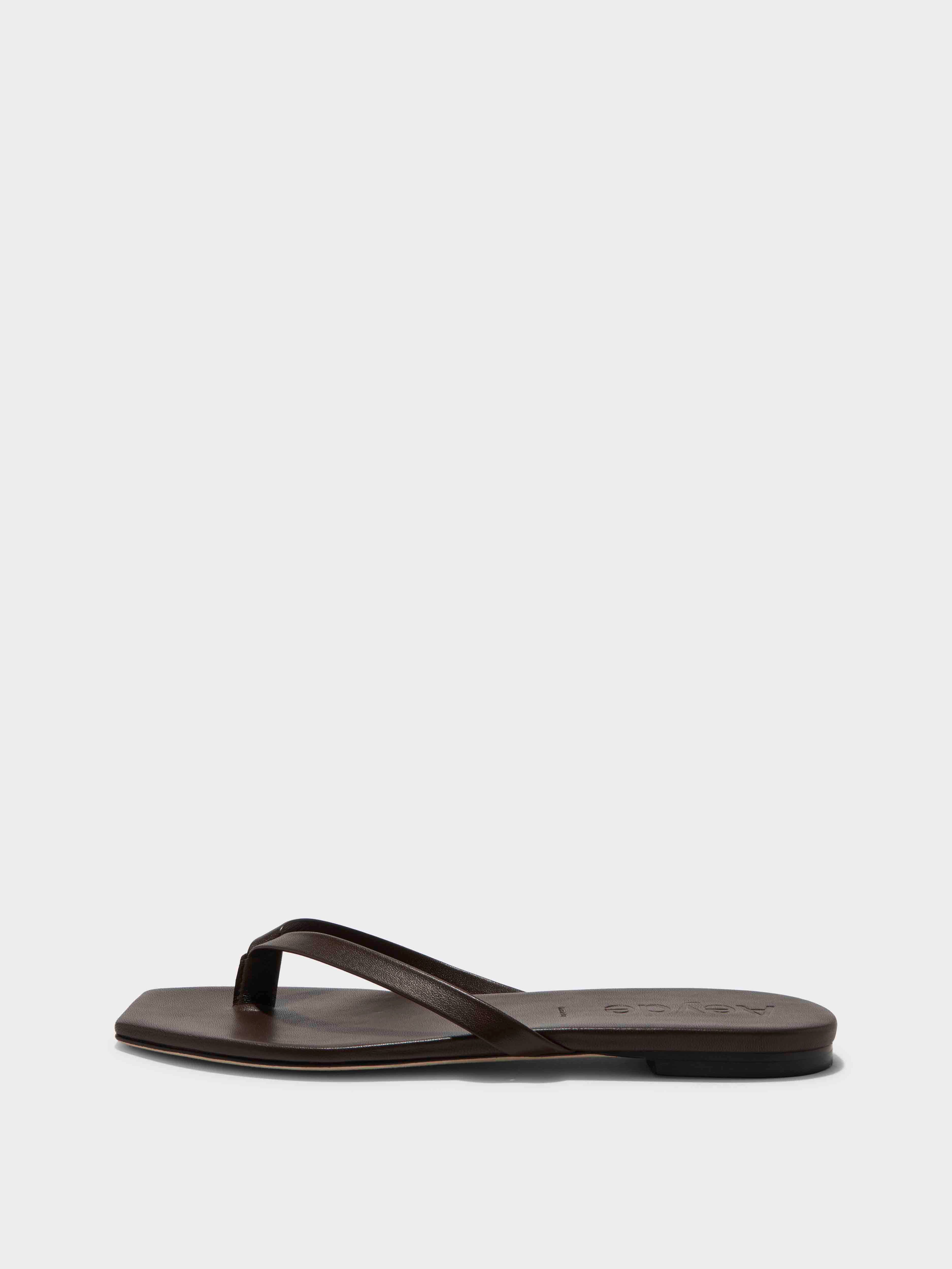 Renee Leather Thong Sandals - Image 1